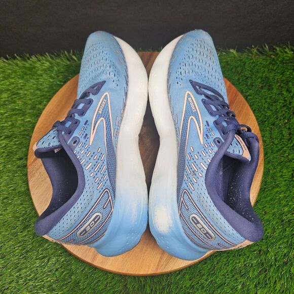 Brooks Glycerin 20 Shoes Womens Size 8.5 Blue White Athletic Running Sneakers - Picture 10 of 14
